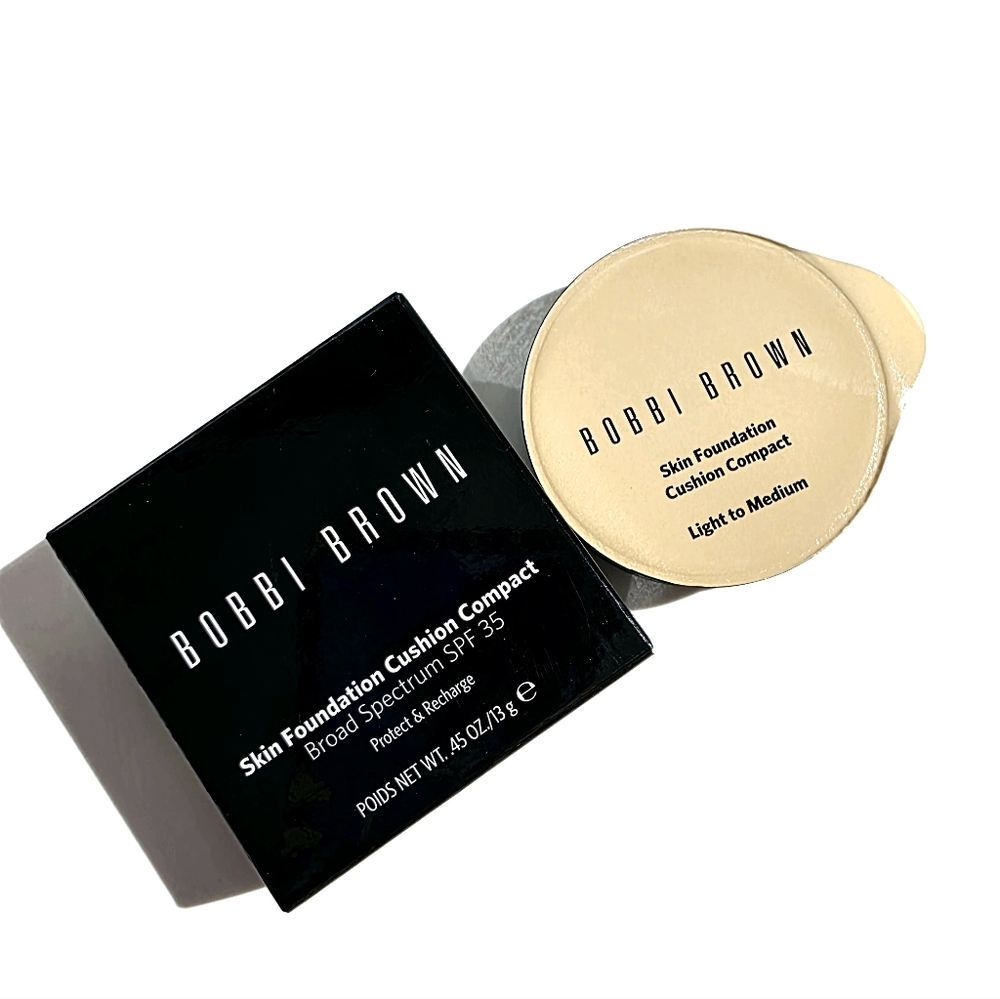 Bobbi Brown Skin Foundation Cushion Compact Light To Medium Refill New